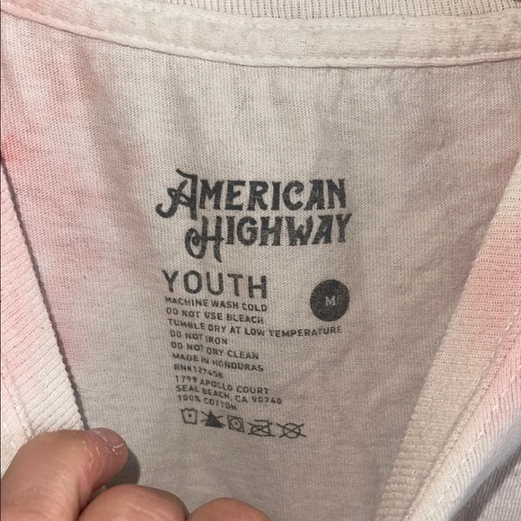 American Highway Apparel Kids Pink Short Sleeve Tees - Picture 10 of 10